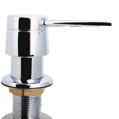 TAUMM - Dispensador De Jabón Para Lavaplatos 330ml Color Plateado