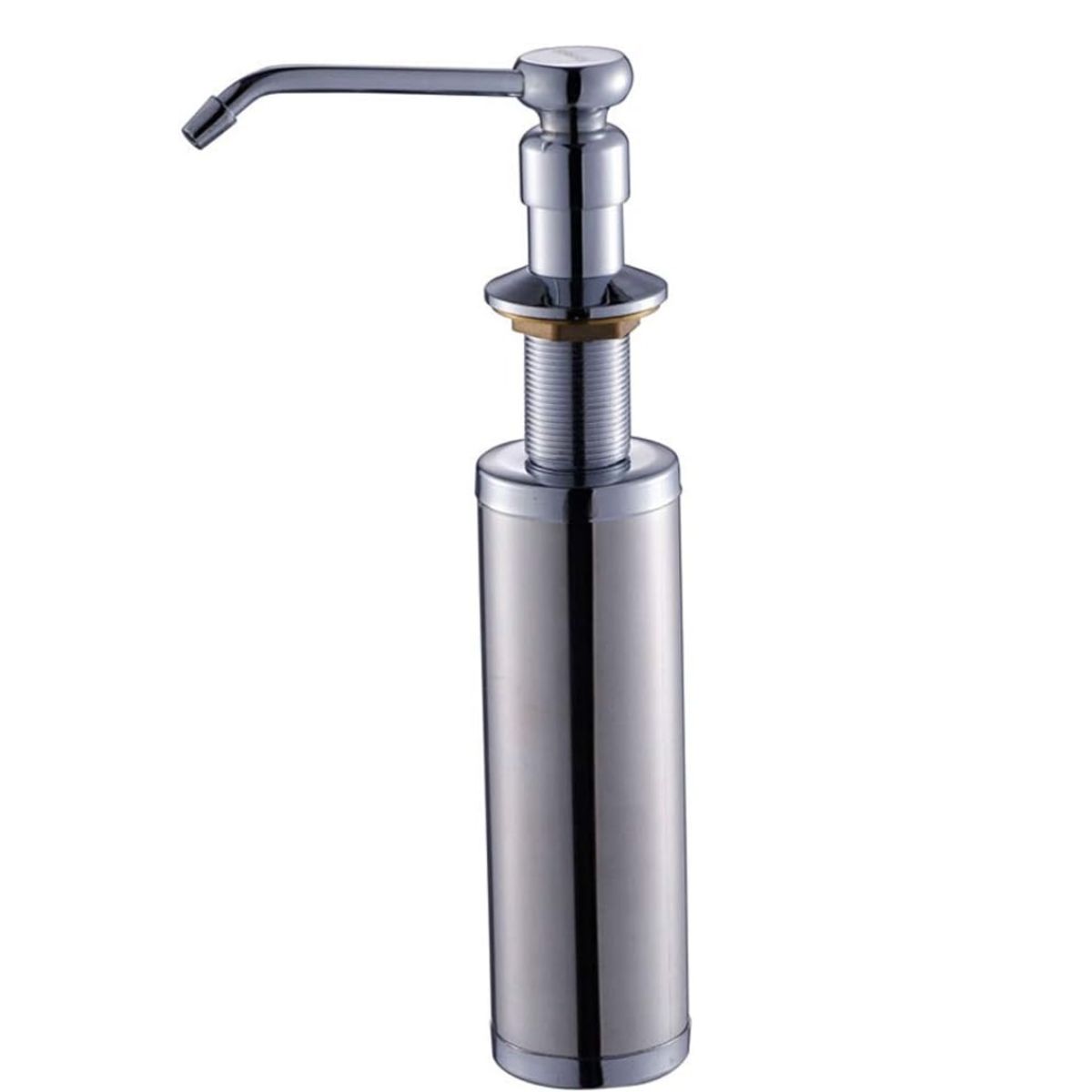 TAUMM - Dispensador De Jabón Para Lavaplatos 330ml Color Plateado
