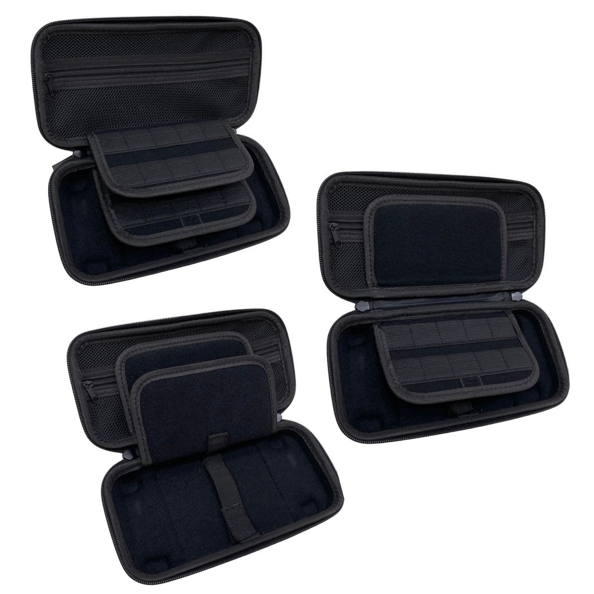 GENERICO - Kit Funda y Protector para Nintendo Switch Lite Lamina de vidrio NEGRA