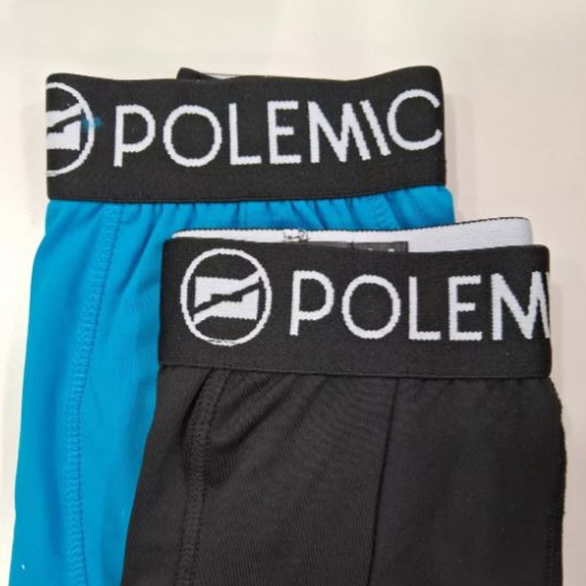 POLEMIC - PACK 2 BOXER TRAJE DE BAÑO SURF NEGRO/AZULINO T.12 a 18- Polemic.