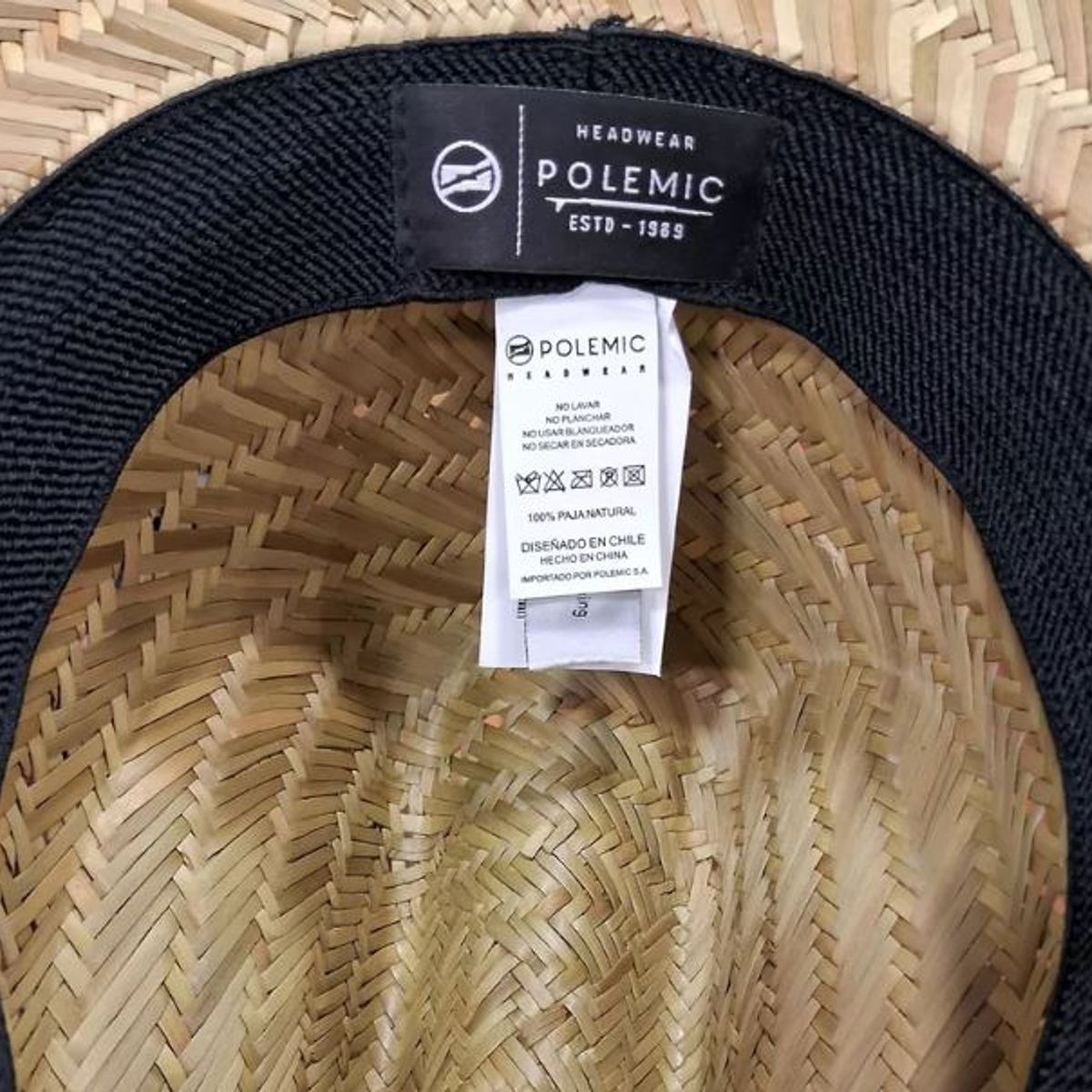 POLEMIC - Sombrero De Paja Gorro Playa - Polemic