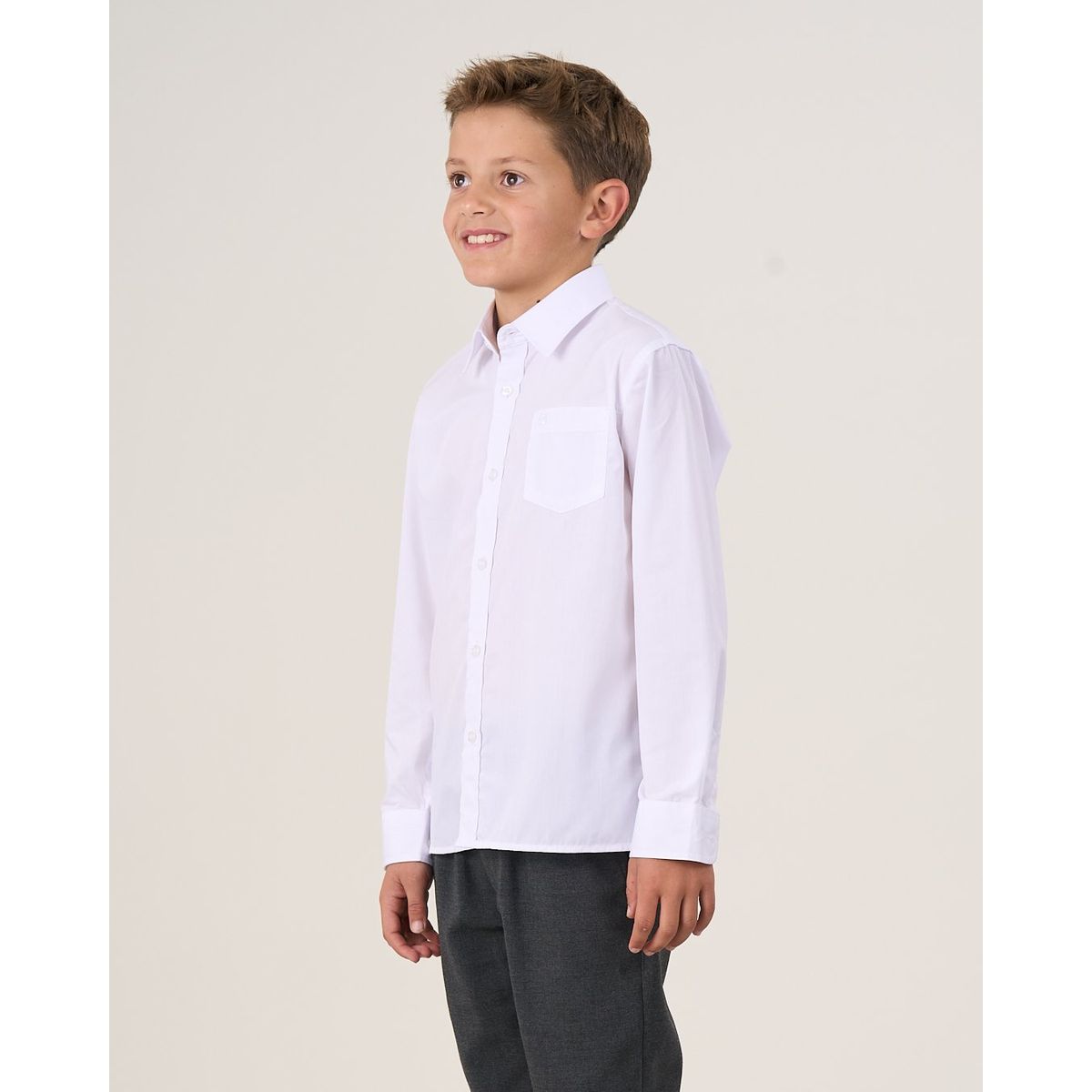 POLEMIC - CAMISA COLEGIO NIÑO ESCOLAR Talla 6 a 10 - POLEMIC