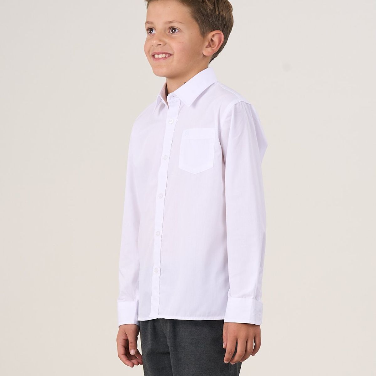 POLEMIC - CAMISA COLEGIO NIÑO ESCOLAR Talla 6 a 10 - POLEMIC