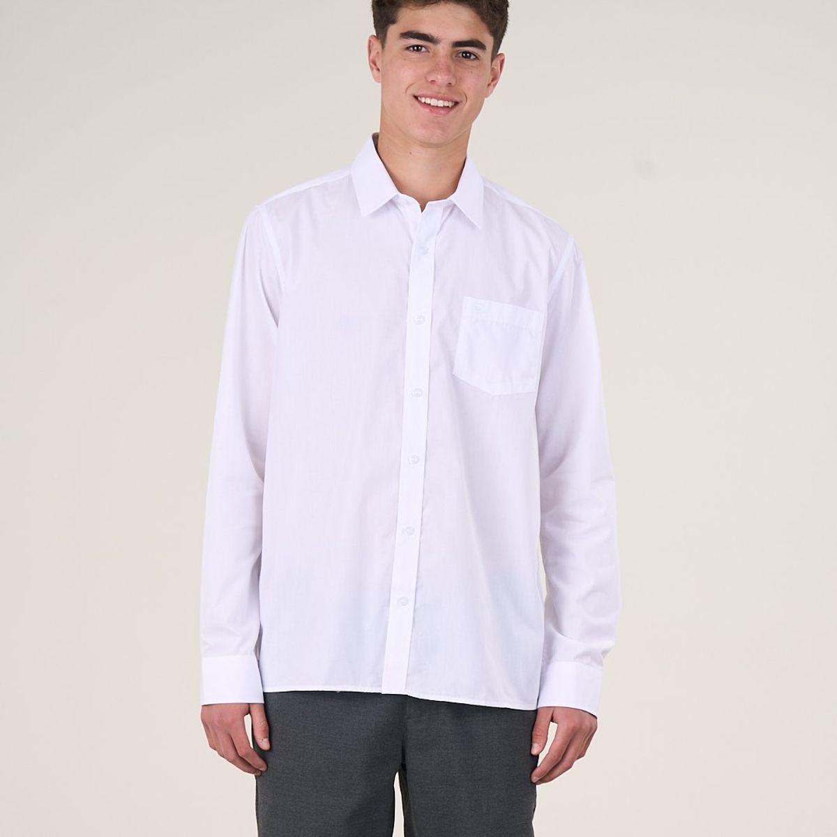 POLEMIC - CAMISA COLEGIO ESCOLAR T12 a XL POLEMIC