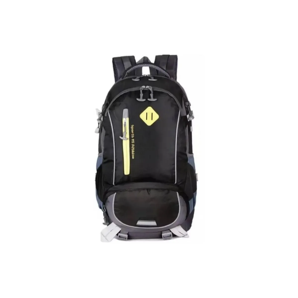 GENERICO - Mochila Trekking 40 Litros NEGRO