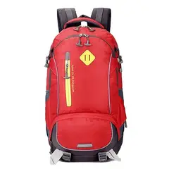 GENERICO - Mochila Trekking 40 Litros ROJO NUEVA