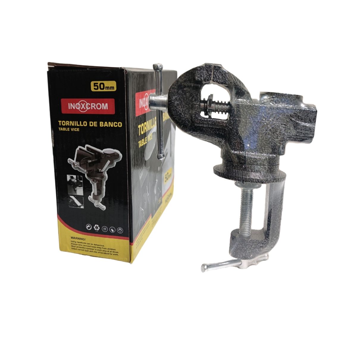 INOXCROM - Tornillo De Banco 50mm Inoxcrom 360 Table Vice