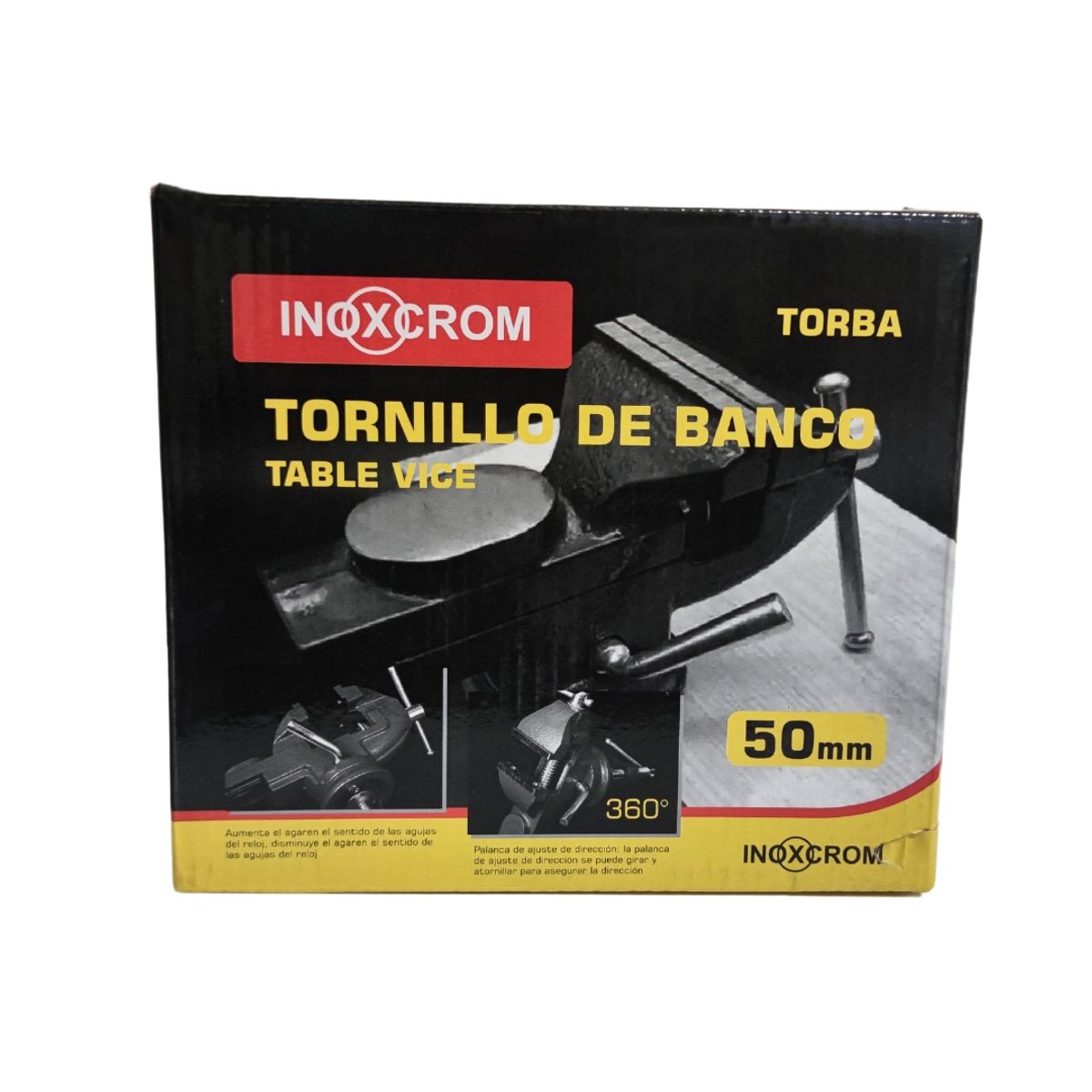 INOXCROM - Tornillo De Banco 50mm Inoxcrom 360 Table Vice