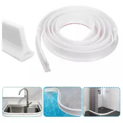 KUANGYE - Barrera De Agua De Silicona Para Umbral De Baño 2m