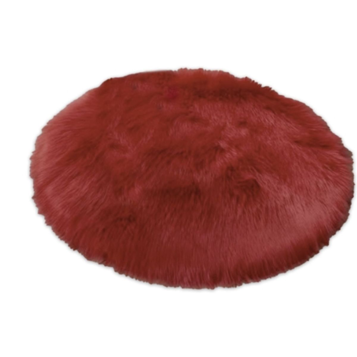 GENERICO - Alfombra Peluda Redonda 100X100 CM