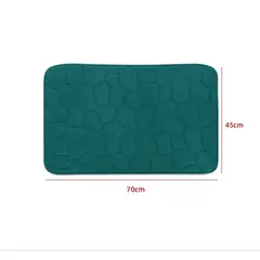 GENERICO - Alfombra De Baño Diseño Piedra 45X70CM