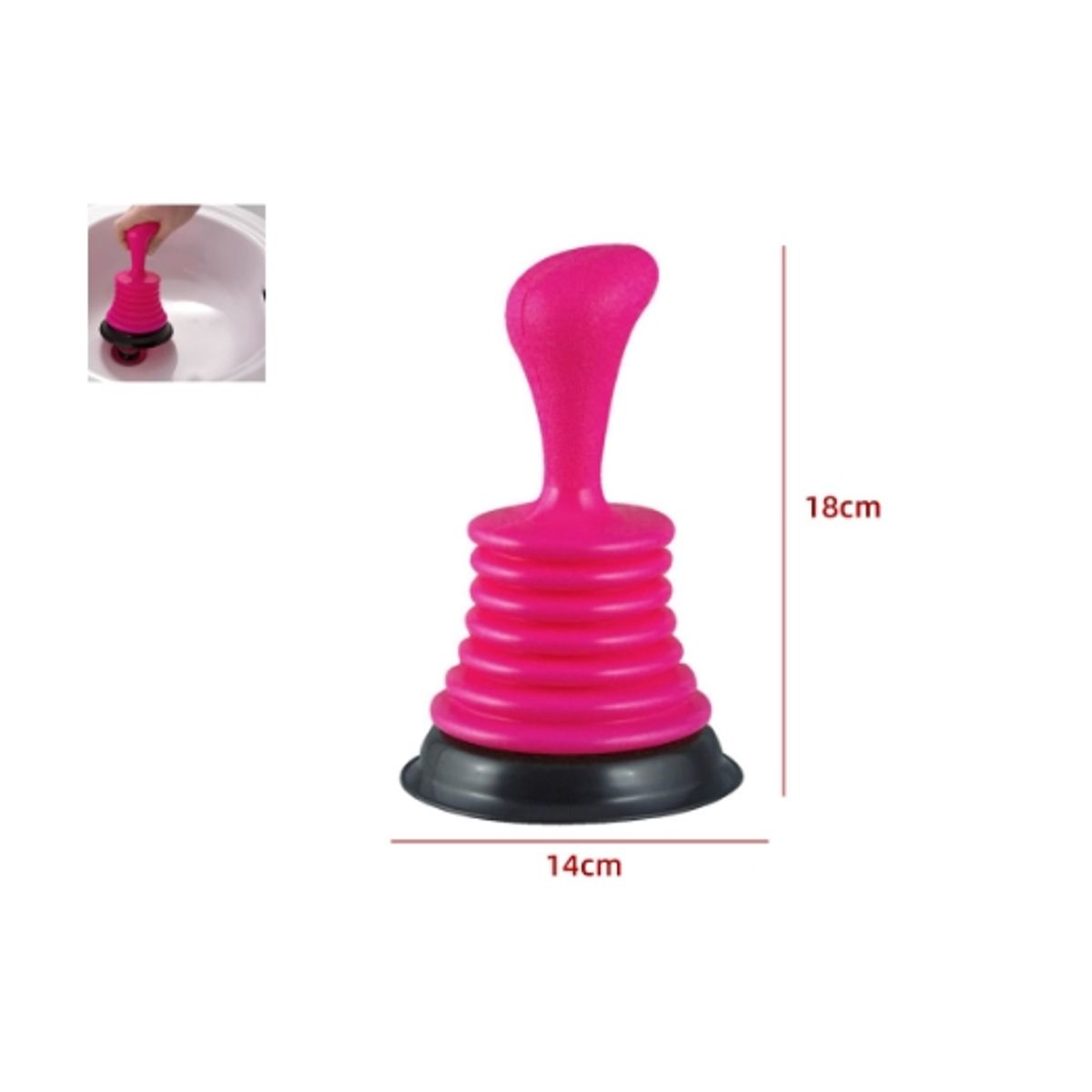 GENERICO - Sopapo De Lavaplatos 18X14CM Colores Surtidos