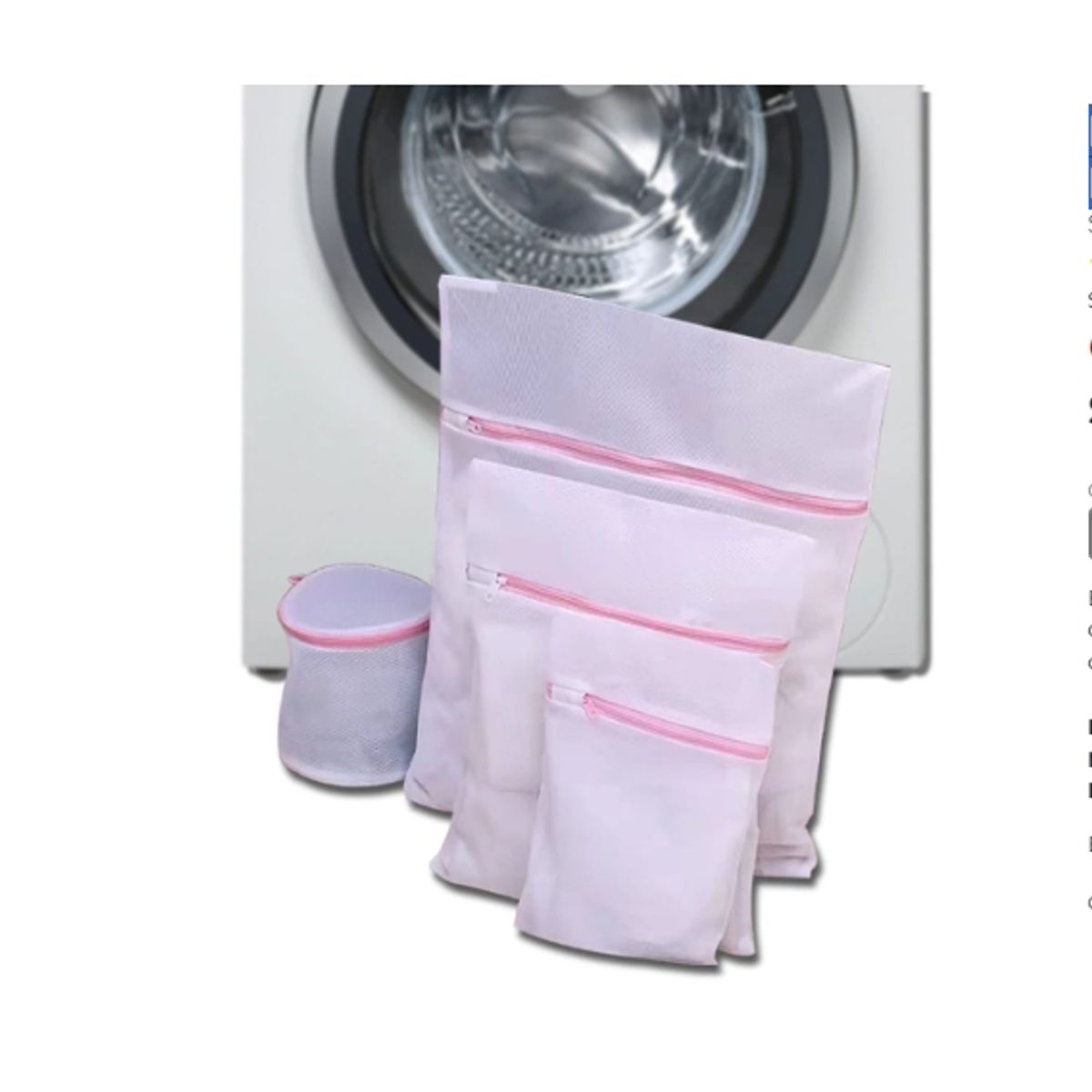 GENERICO - Bolsas De Malla Para Lavar Ropa Delicada 6 Bolsas