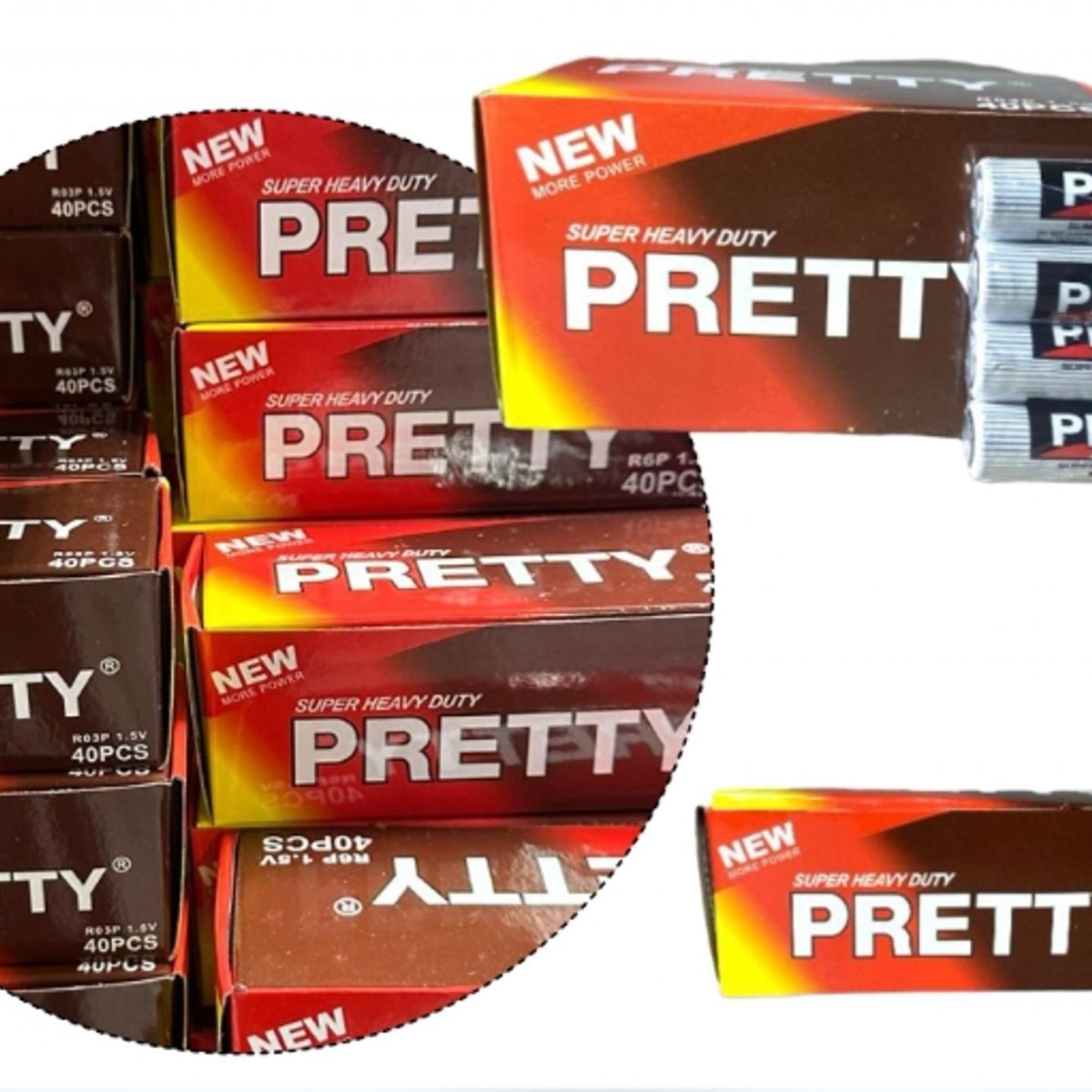 GENERICO - Caja Pack 40 Pilas AAA Triple 1.5 Volt