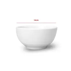 GENERICO - Cuenco De Ceramica Color Blanco 14CM
