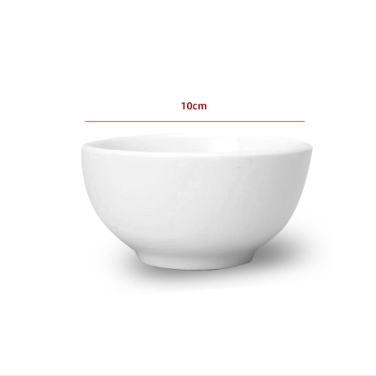 GENERICO - Cuenco De Ceramica Color Blanco 10CM