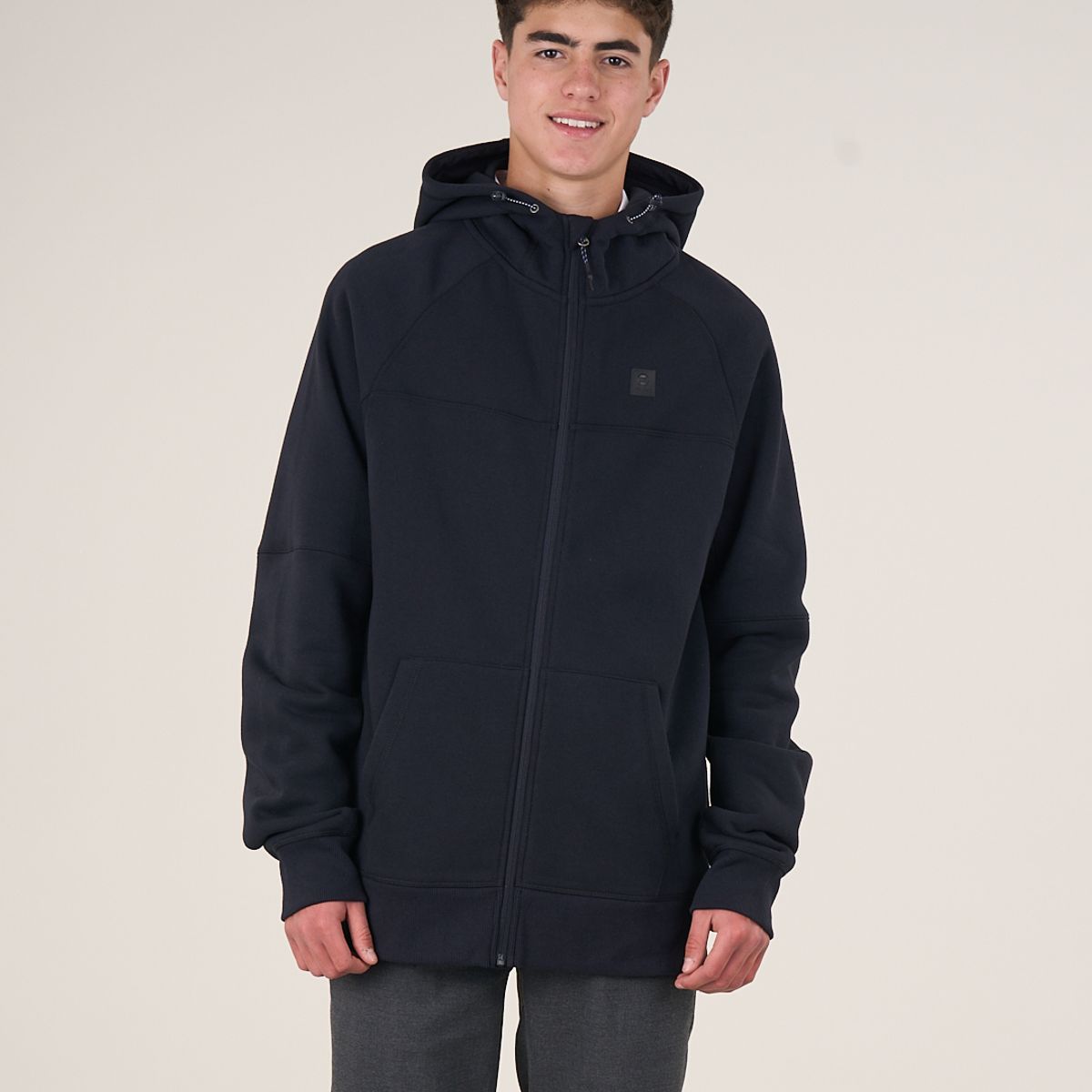 POLEMIC - POLERON ESCOLAR FULL CIERRE MANGA RAGLAN 12 aXL Polemic