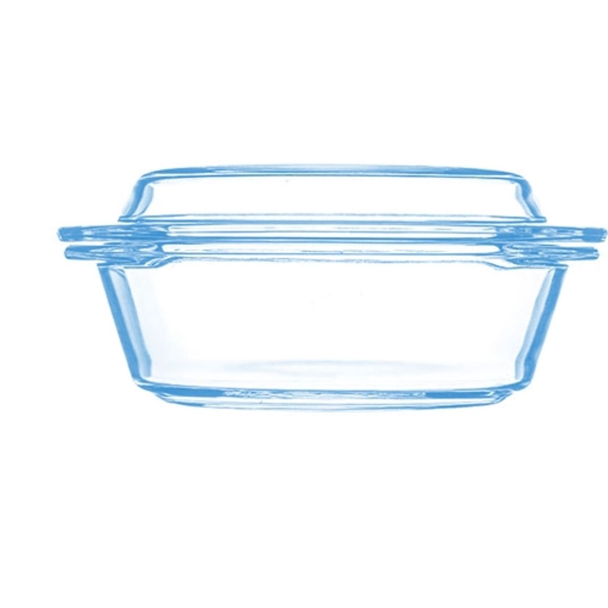 GENERICO - Fuente De Vidrio Transparente Cocina 07L