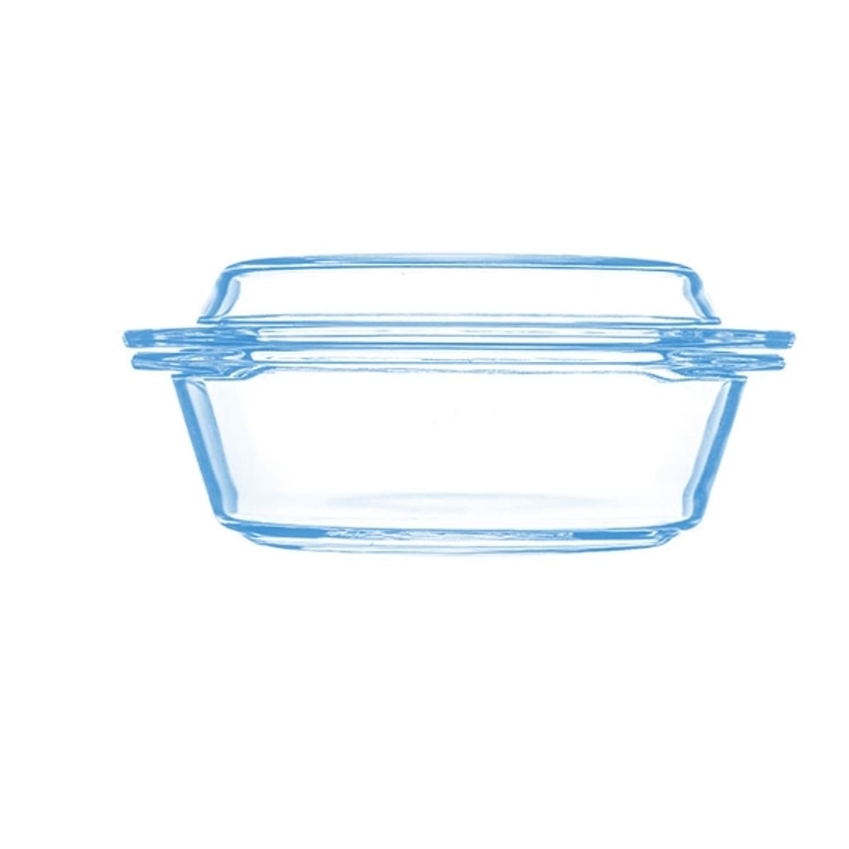 GENERICO - Fuente De Vidrio Transparente Cocina 07L