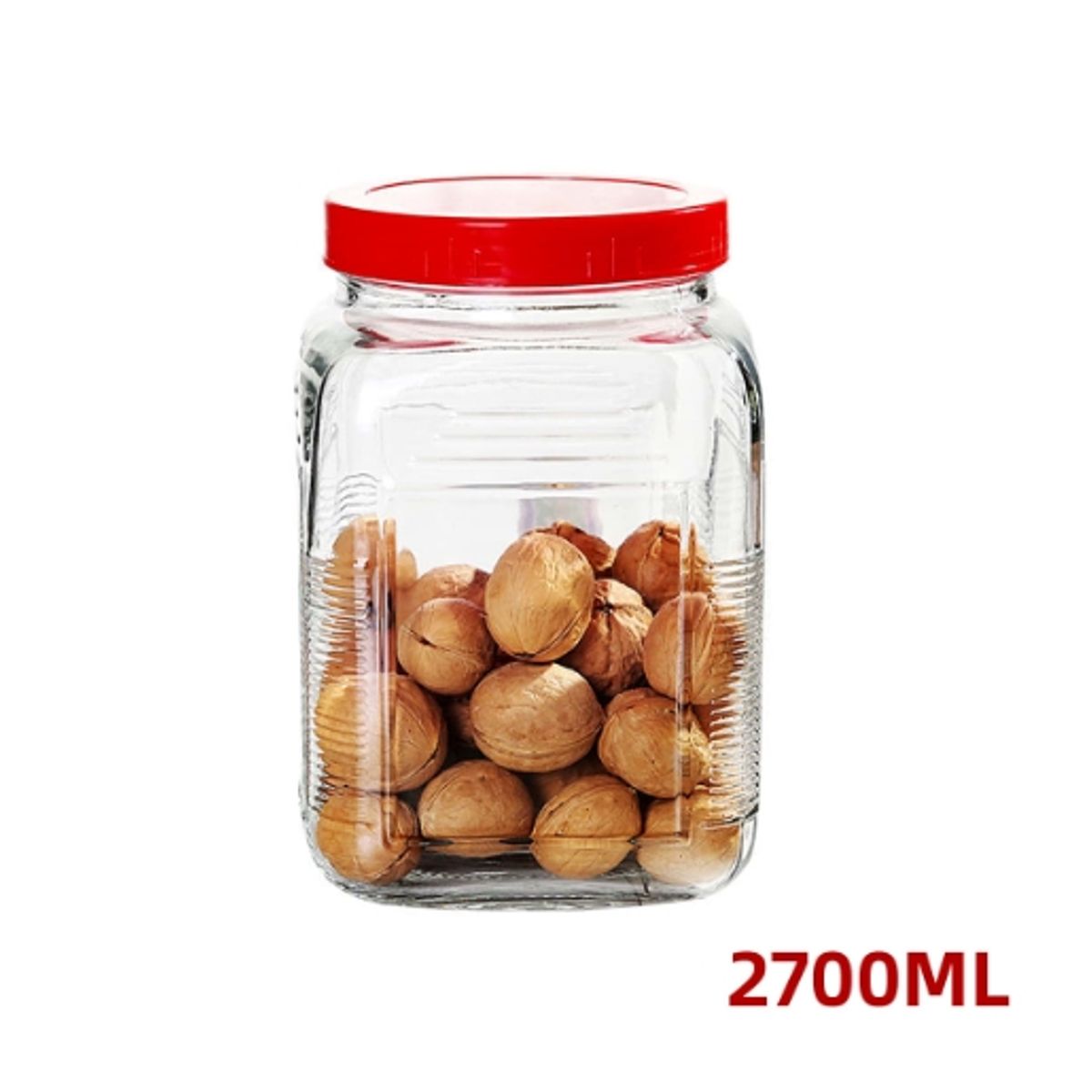 GENERICO - Frasco De Vidrio Con Tapa Plastica 2700ML