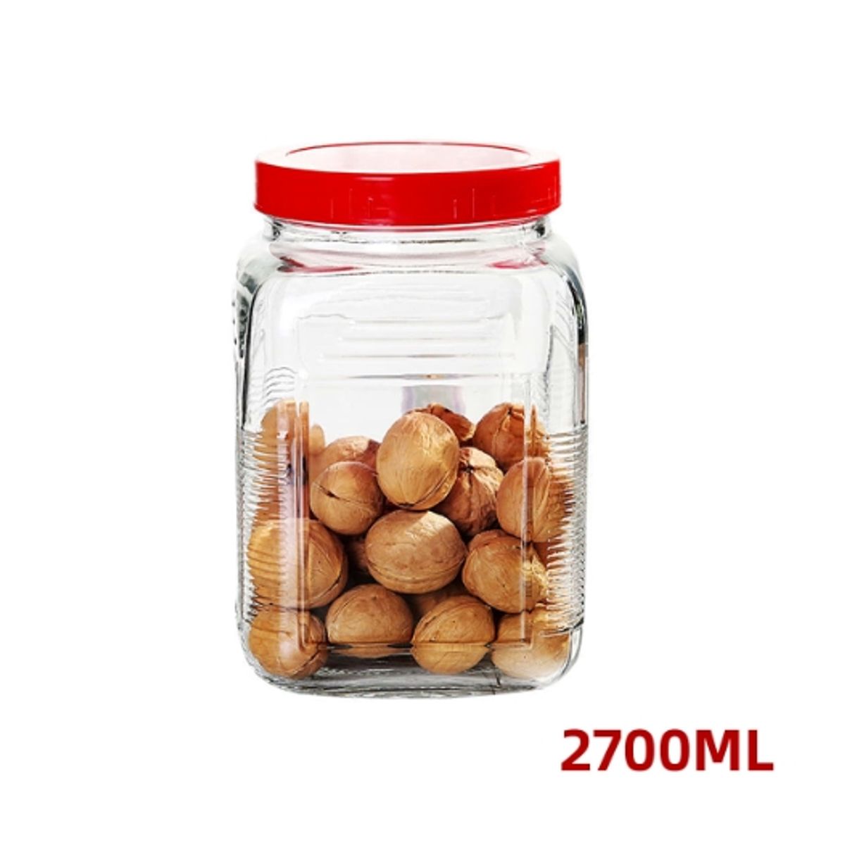 GENERICO - Frasco De Vidrio Con Tapa Plastica 2700ML