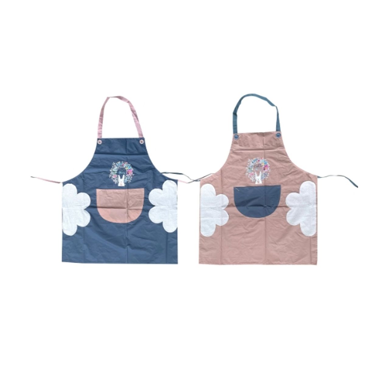 GENERICO - Delantal De Cocina Diseño Flor pack 12