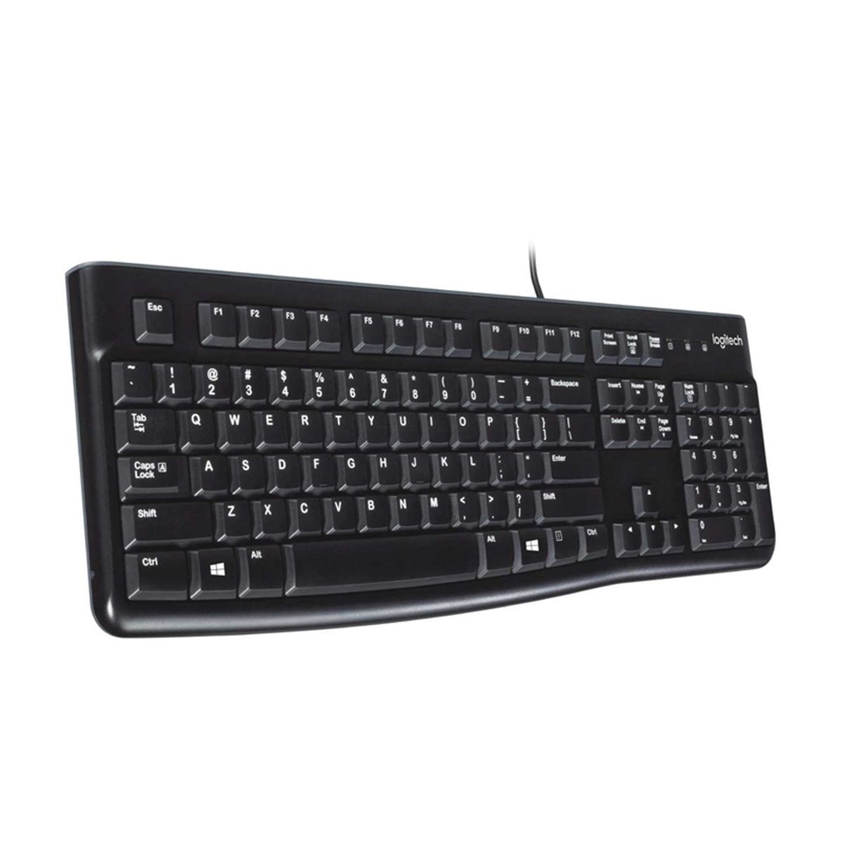LOGITECH - Teclado Alámbrico Logitech K120 Usb Español Negro