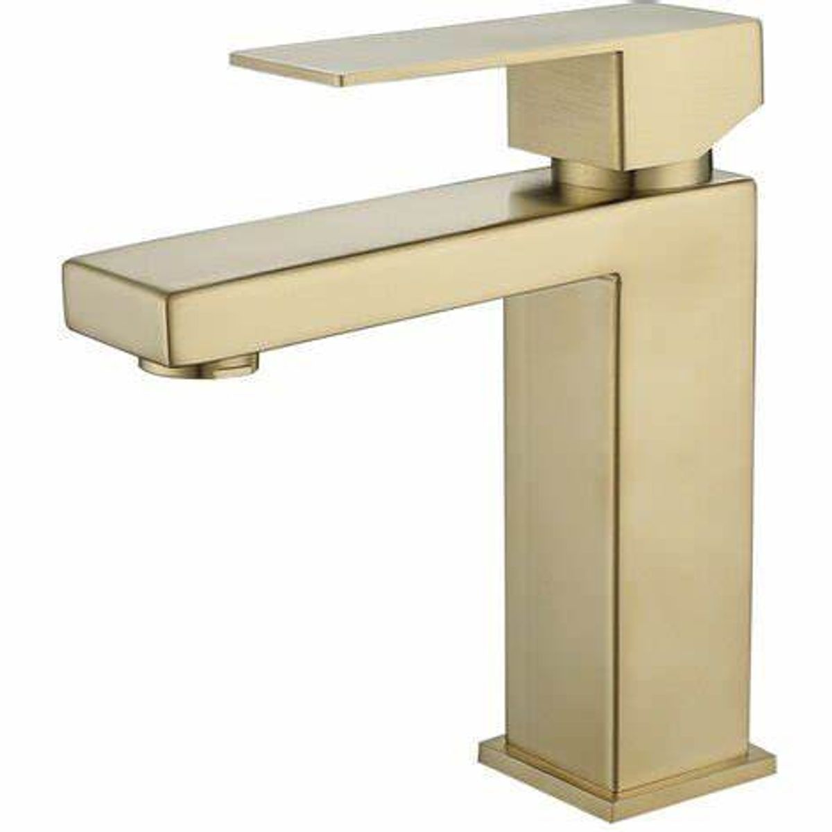 GENERICO - Llave  Lavamanos Baño Dorada Aluminio