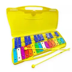 OEM - Metalófono 25 Notas Cromático Infantil Escolar Pre Escolar
