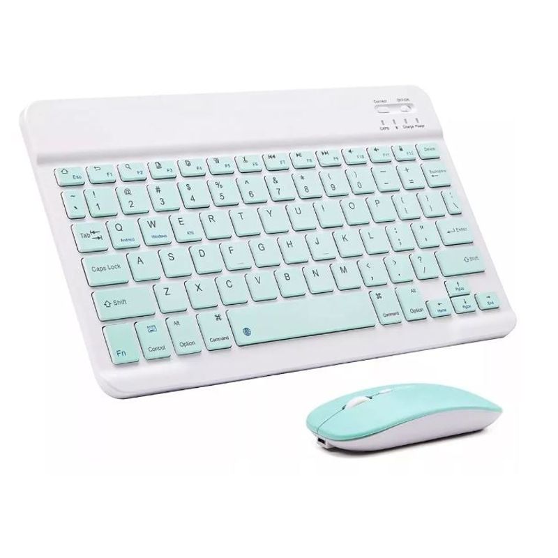 GENERICO - KIT TECLADO INALAMBRICO  MOUSE SILENCIOSO Incluye Letra Ñ