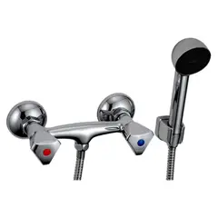 GENERICO - Llave Combinacion Ducha Eco Maneral Soporte Y Flexible