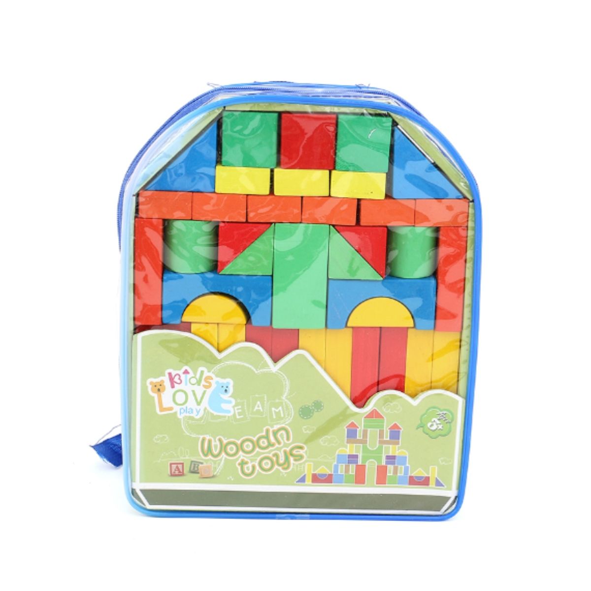 OEM - Mochila Didáctica Bloques de Madera