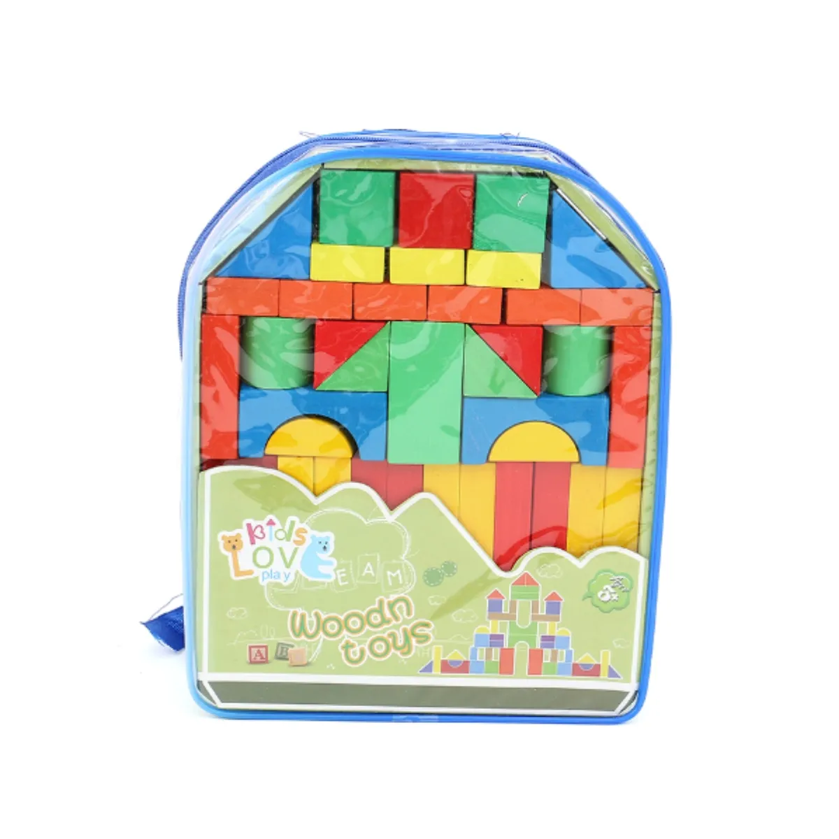 OEM - Mochila Didáctica Bloques de Madera