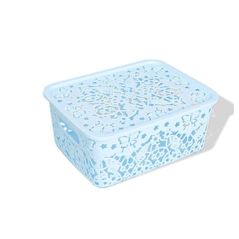 GENERICO - Organizador De Plastico Con Tapa 27X34X13CM