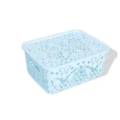 GENERICO - Organizador De Plastico Con Tapa 27X34X13CM