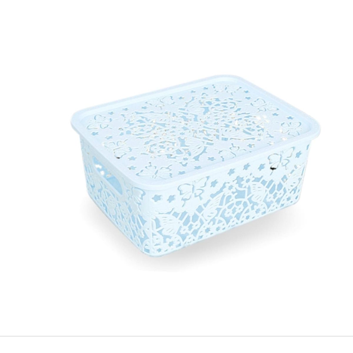 GENERICO - Organizador Con Tapa Color Liso 17X20X25CM