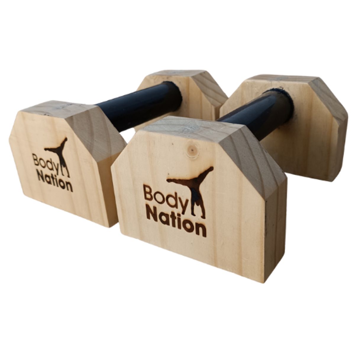 BODY NATION - Mini paralelas 15 cm de largo Calistenia, Gimnasia