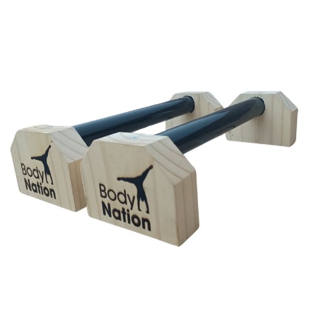 BODY NATION - Mini paralelas 30 cm de largo Calistenia, Gimnasia