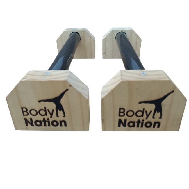 BODY NATION - Mini paralelas 30 cm de largo Calistenia, Gimnasia