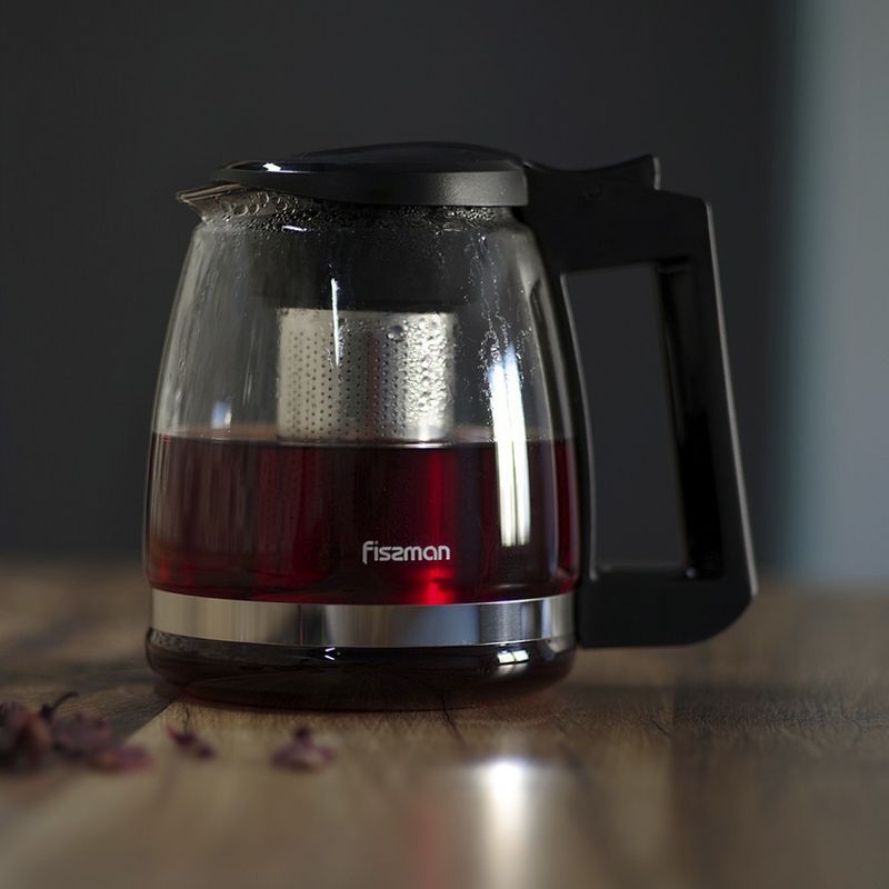 FISSMAN - Tetera De Vidrio Con Infusor 1600ml - Fissman