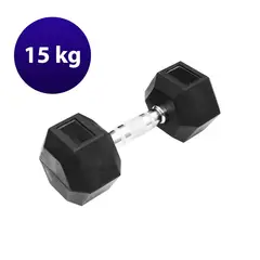 ATHLETE - Mancuernas hexagonal 15 kg ( unidad)