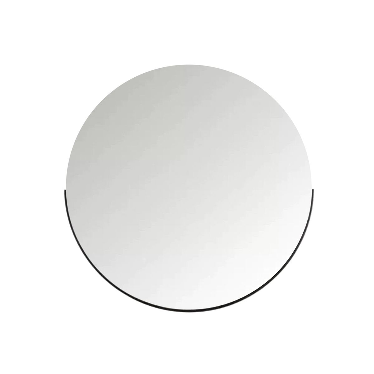 GENERICO - Espejo Redondo Negro 90 cm WH Deco