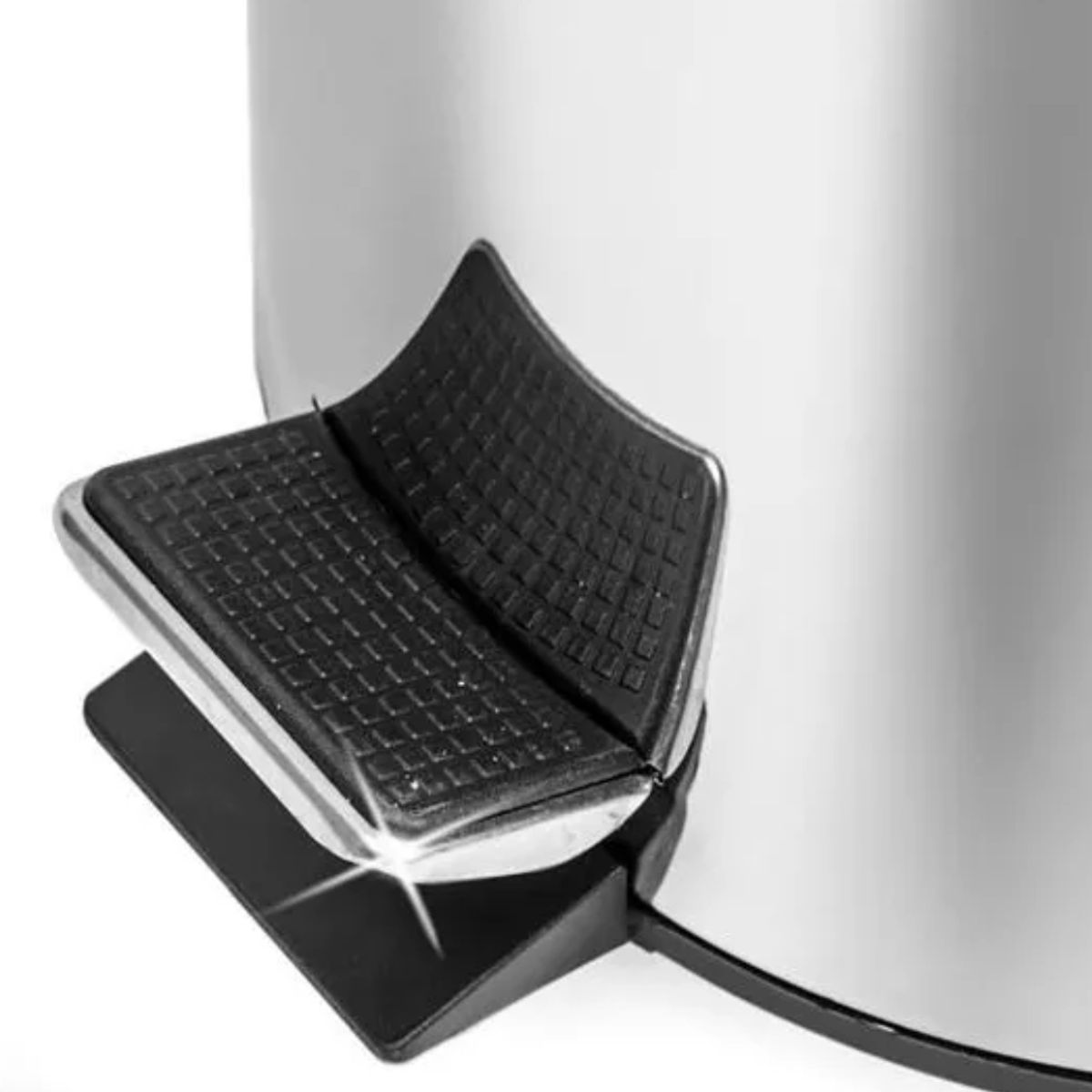 TAUMM - Basurero Papelero Pedal 5 Lts Acero Inoxidable