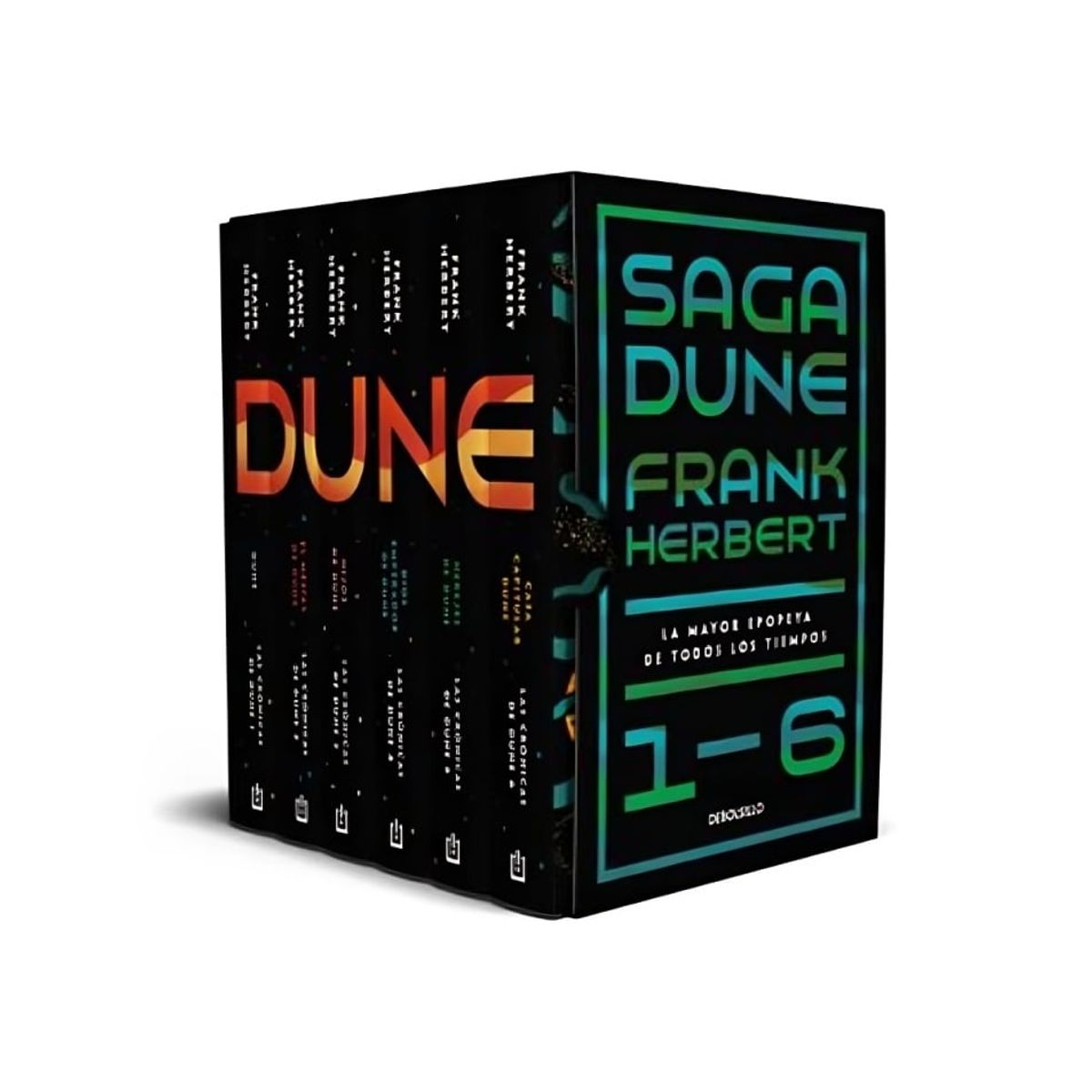 TOP10BOOKS - LIBRO Estuche Saga Dune 1 - 6 Completa - Estuche Saga Dune 1 - 6 Completa