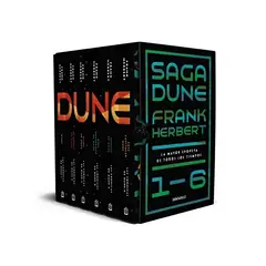 TOP10BOOKS - LIBRO ESTUCHE SAGA DUNE 1-6 COMPLETA / FRANK HERBERT / DEBOLSLLO