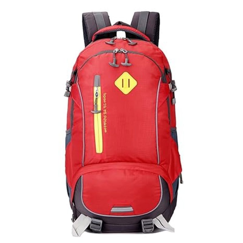 GENERICO - Mochila Trekking 40 Litros ROJO NUEVA
