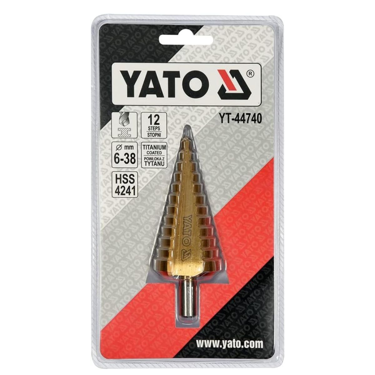 YATO - Broca Cónica Escalonada 6-38mm Yato Yt-4470