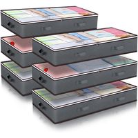 6 Bolsas Almacenamiento Organizador Ropa Bajo Cama