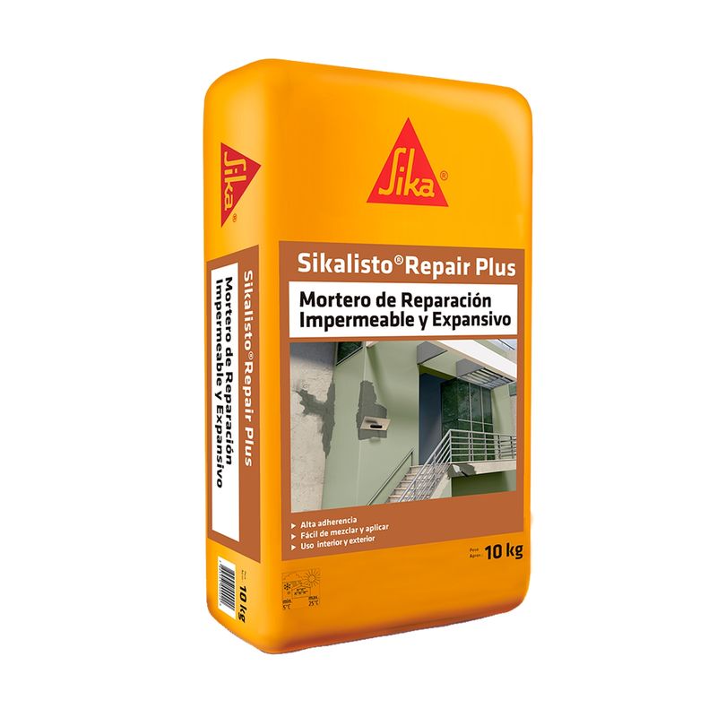 SIKA - SIKALISTO REPAIR PLUS - Mortero de Reparación expansivo, Sac 10Kg