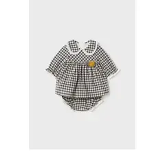 MAYORAL - Vestido Elegante con cubrepañal Better Cotton recién nacido